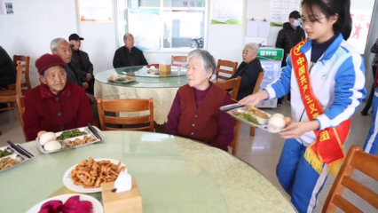 博山區白塔鎮 長者食堂引領養老服務新升級